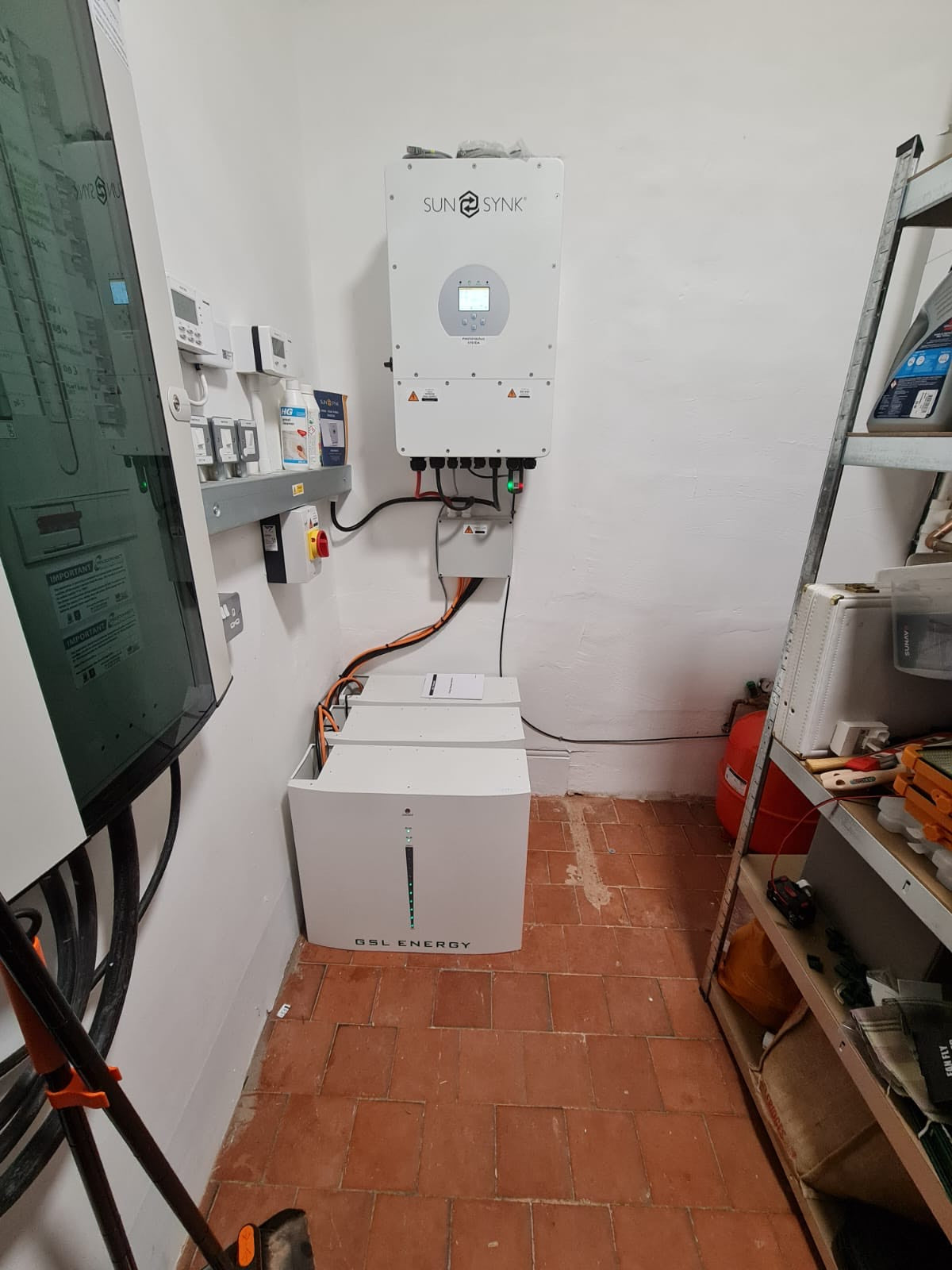 Fully Installed Package - Sunsynk 3.6kW Hybrid | Floor Mounted | Indoor | On/Off Grid | Ave £250/kW | Price shown is the 0% VAT price | Delivery included