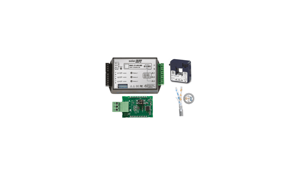 Solaredge Power management package for up to 250A grid supply with Modbus Connection