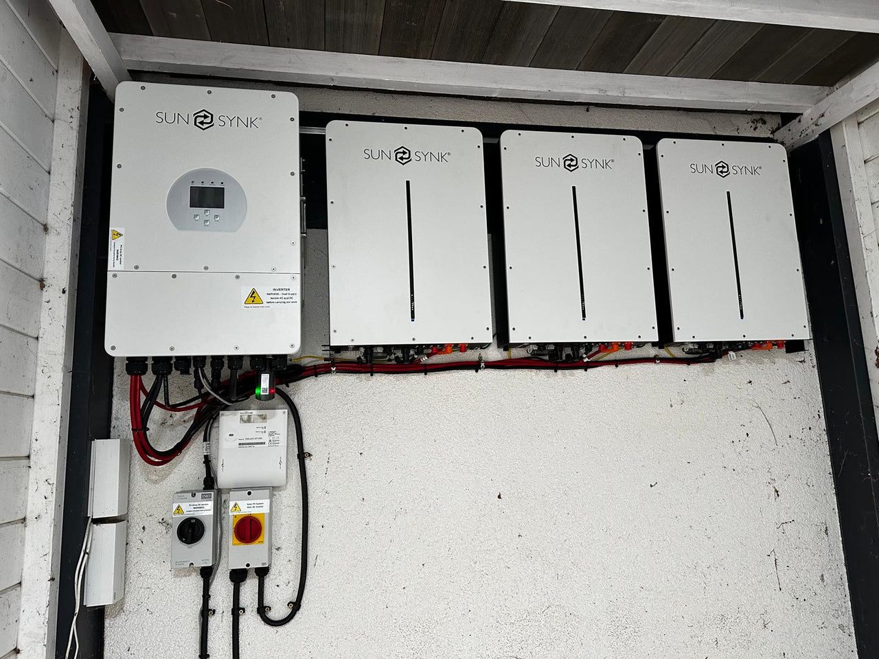 Fully Installed Packages - Sunsynk ECCO Hybrids & Sunsynk W5.3  Options | Wall Mounted | Outdoor | Colder Temperatures | On/Off Grid | Ave £379/kW | Price shown is the 0% VAT price | Delivery included