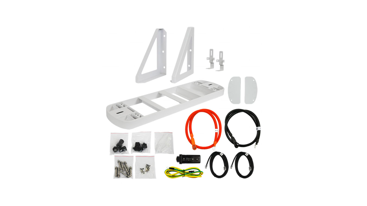 Wall-mounted installation package with cables for Pelio-L-5.12