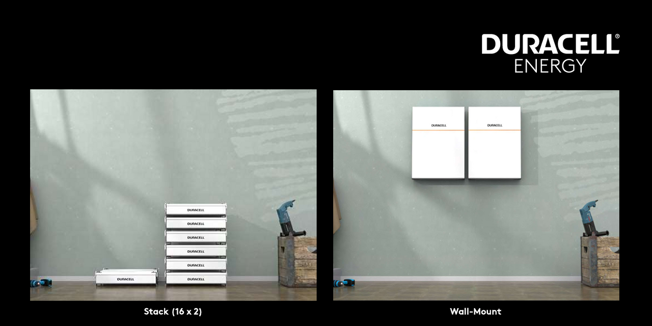 Fully Installed Packages - Duracell Hybrids & Dura5 IP65 5.12kWh battery  Options | Stackable/Floor/Wall Mounted | Outdoor | Ave £484/kW | (0%VAT at checkout)