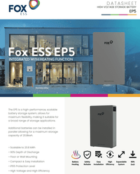 Thumbnail for Fully Installed Packages - Fox 3.7-6kW Hybrids & EP5/11  IP65 battery  Options | Floor/Wall Mounted | Outdoor | Heating Element | Ave £412/kW |  (0%VAT at checkout)