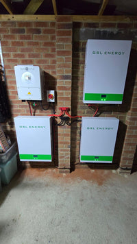 Thumbnail for Sunsynk 5kw hybrid with 3 x GSL 10.24kWh Powerwall batteries in LU7 4DL