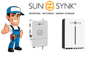 Thumbnail for Fully Installed Packages - Sunsynk ECCO Hybrids & Sunsynk L5.3  Options | Wall Mounted | Outdoor | On/Off Grid | Ave £469/kW | (0%VAT at checkout)