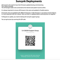 Thumbnail for Sunsynk deployments QR code for support group access