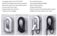 Thumbnail for Zappi EV Car charge point V2 - 22kW 3ph - Type 2 Tethered - White Ecosmart - I.T.S Technologies